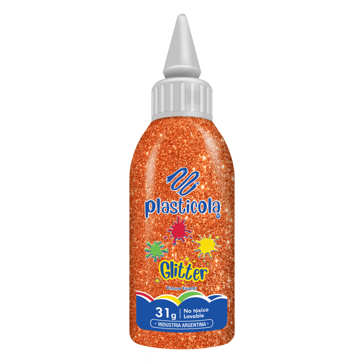 ADHESIVO PLASTICOLA     38 G BRILLOS NARANJA