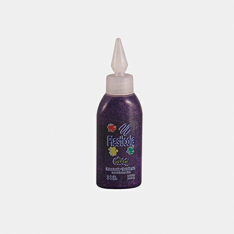 ADHESIVO PLASTICOLA     38 G BRILLOS PURPURA