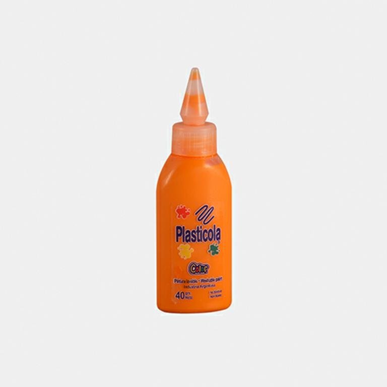 ADHESIVO PLASTICOLA     40 G COLOR NARANJA