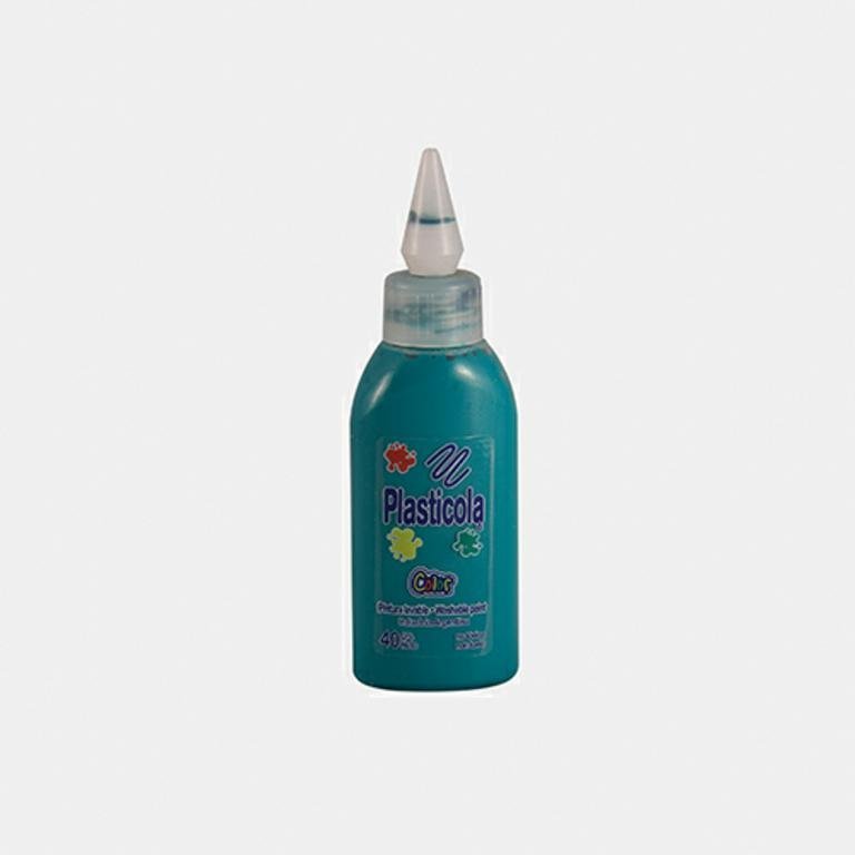 ADHESIVO PLASTICOLA     40 G COLOR VERDE