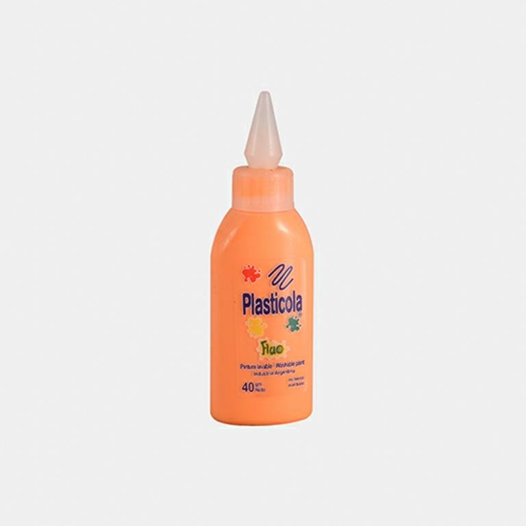 ADHESIVO PLASTICOLA     40 G FLUO NARANJA