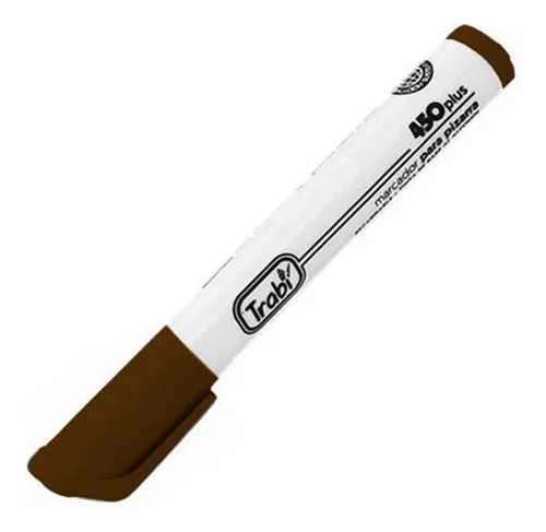MARCADOR TRABI 450 PIZARRA MARRON x 1 UNIDAD