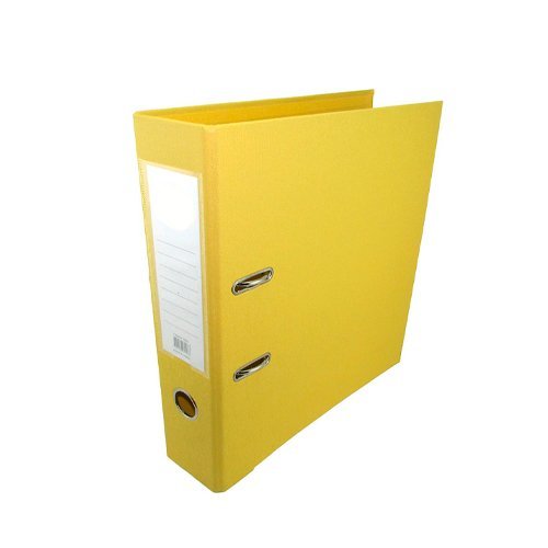 BIBLIORATO CARTON FORRADO OFICIO 7,5 CM  AMARILLO