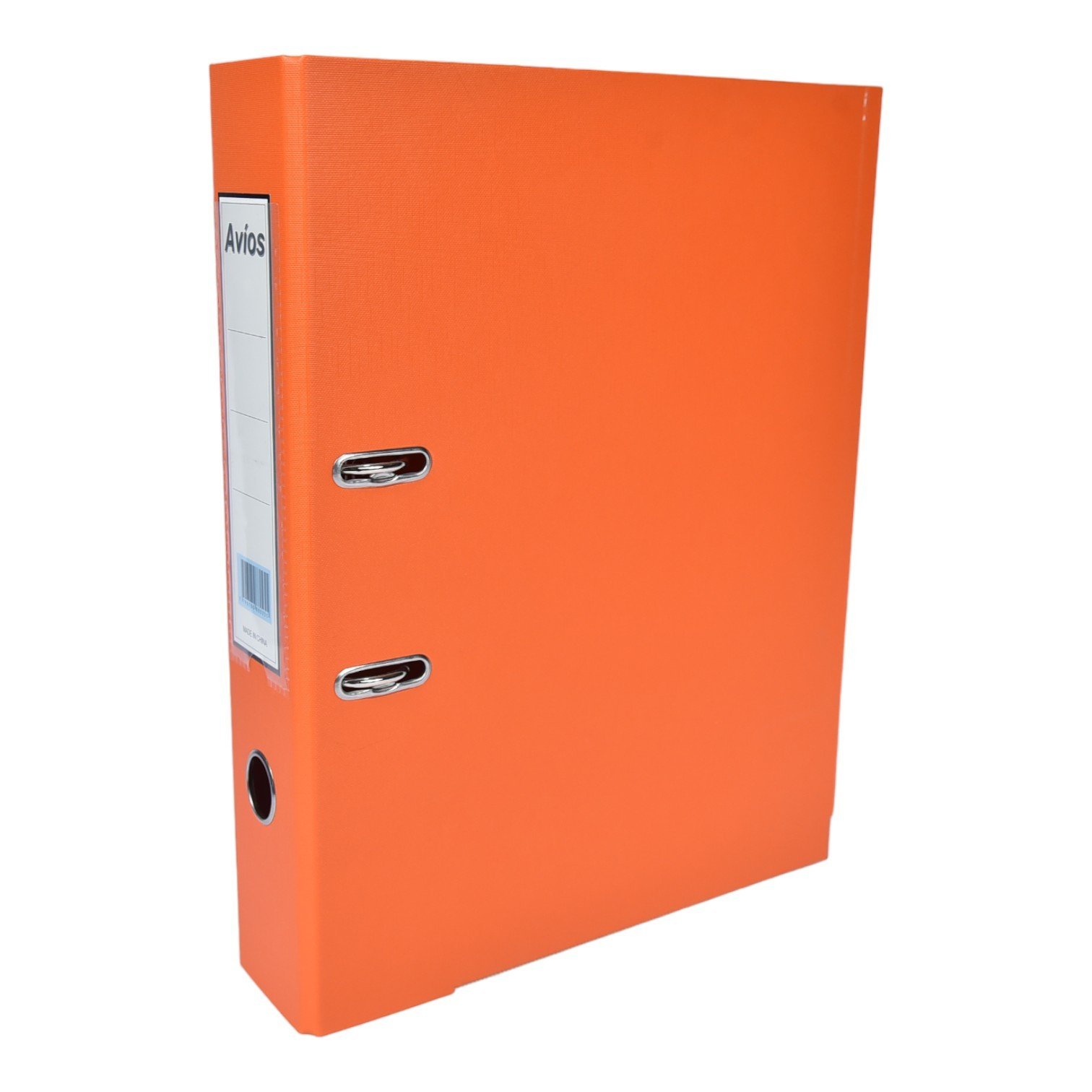 BIBLIORATO CARTON FORRADO OFICIO 7,5 CM NARANJA