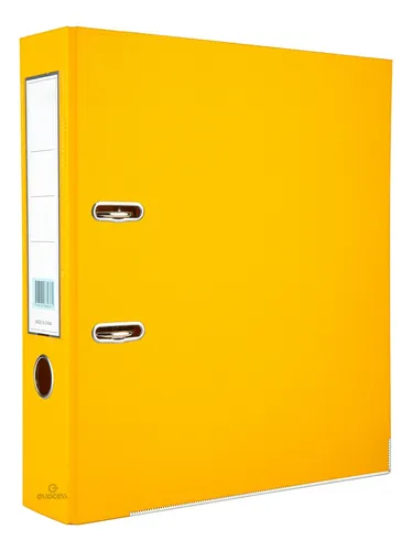 BIBLIORATO CARTON FORRADO A4 7,5 CM AMARILLO