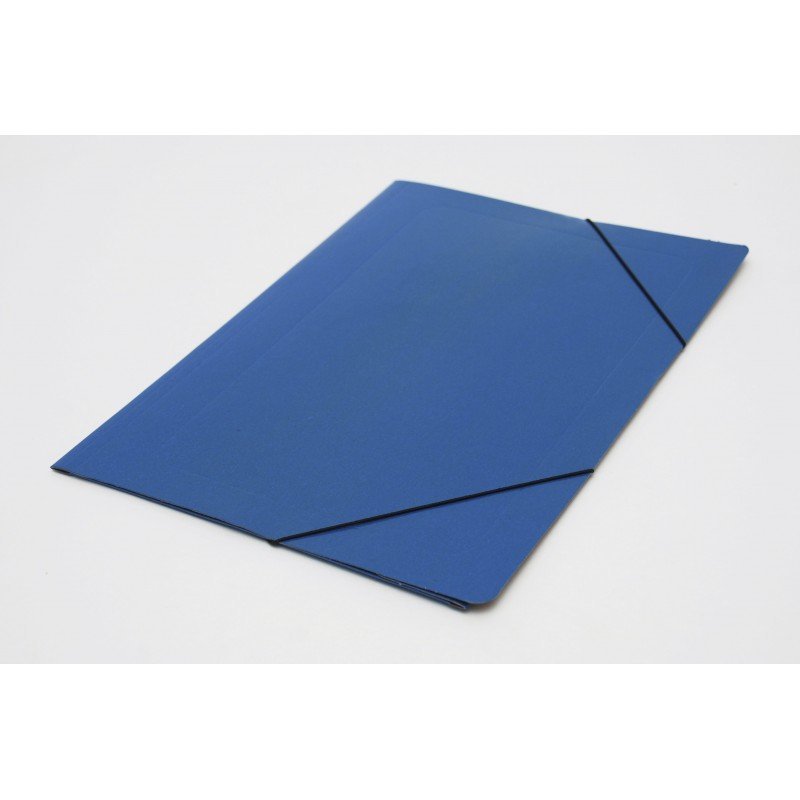 CARPETA 3 SOLAPAS OFICIO AZUL CON ELESTICO