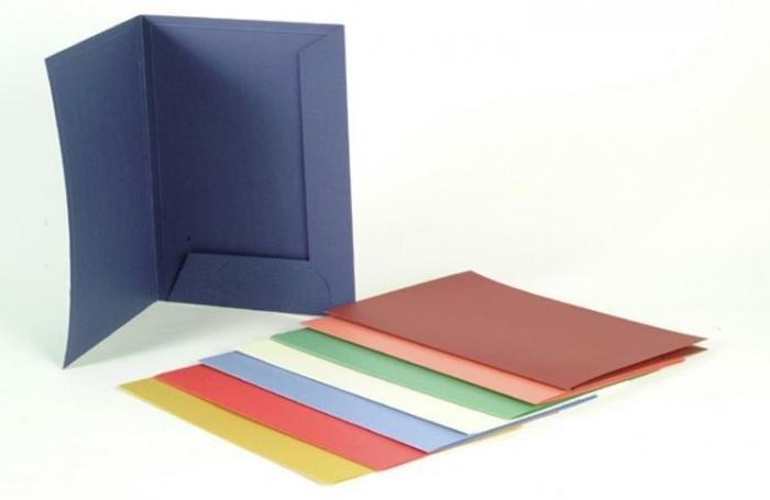 CARPETA CARTULINA PRESENTACION A4 COLOR AZUL