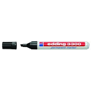 MARCADOR EDDING 3300 PERMANENTE NEGRO P/BISELADA