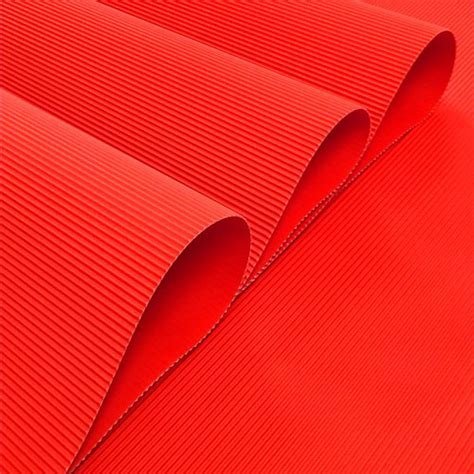 CARTON MICROCORRUGADO COLOR ROJO 50 x 70