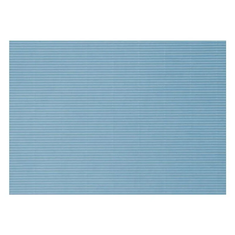 CARTON MICROCORRUGADO COLOR CELESTE 50 x 70