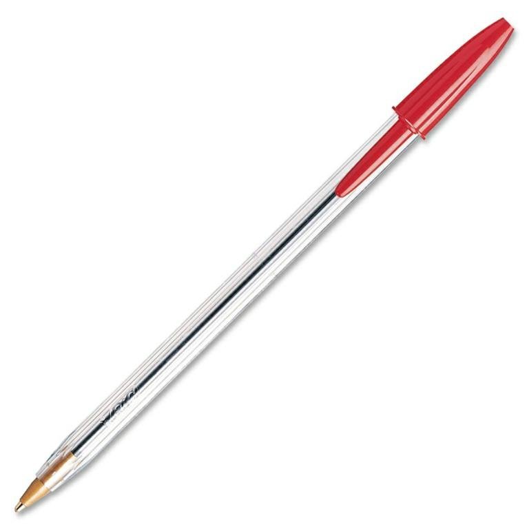BOLIGRAFO BIC CRISTAL DURA 10 mm ROJO x 1