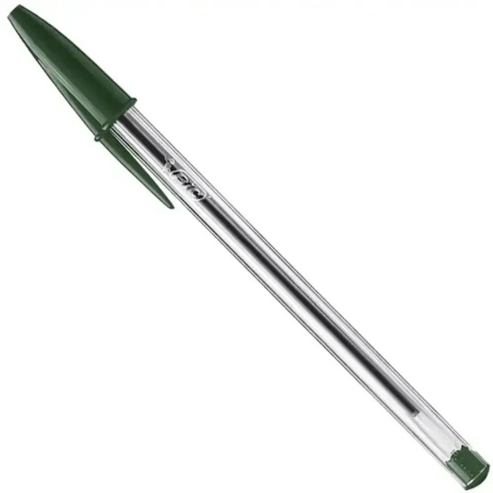 BOLIGRAFO BIC CRISTAL DURA 10 mm VERDE x 1
