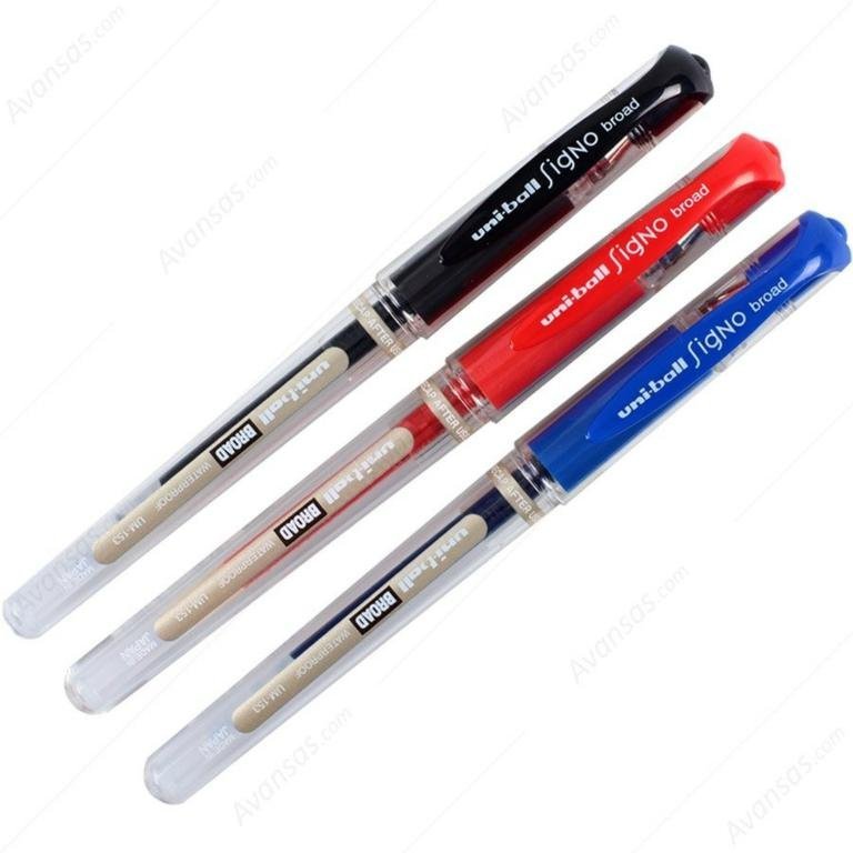BOLIGRAFO UNIBALL UB-153 SIGNO BROAD ROJO