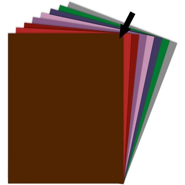 CARTULINA COLOR MARRON 130 grs x 1 H