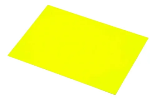 CARTULINA COLOR AMARILLO FLUO 130 GR x 1 H