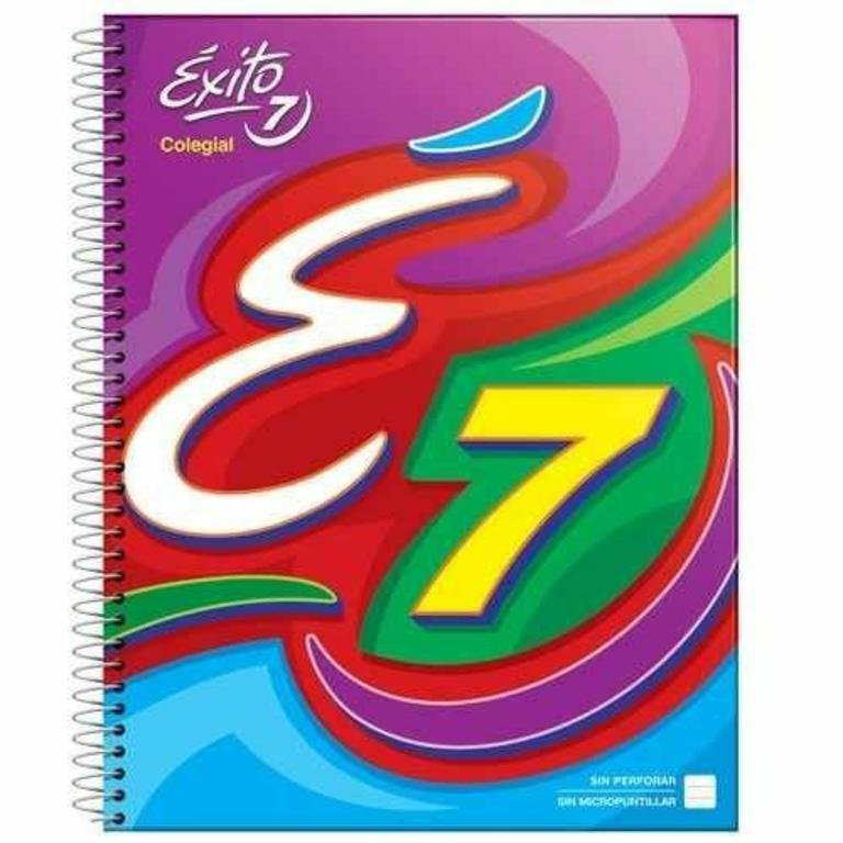 CUADERNO EXITO E7 ESPIRAL 60 HOJAS CUADRO