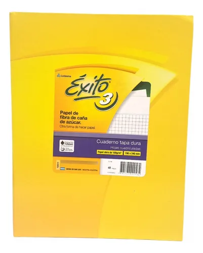 CUADERNO EXITO E3 TAPA DURA 48 HOJAS PARA FORRAR CUADRO