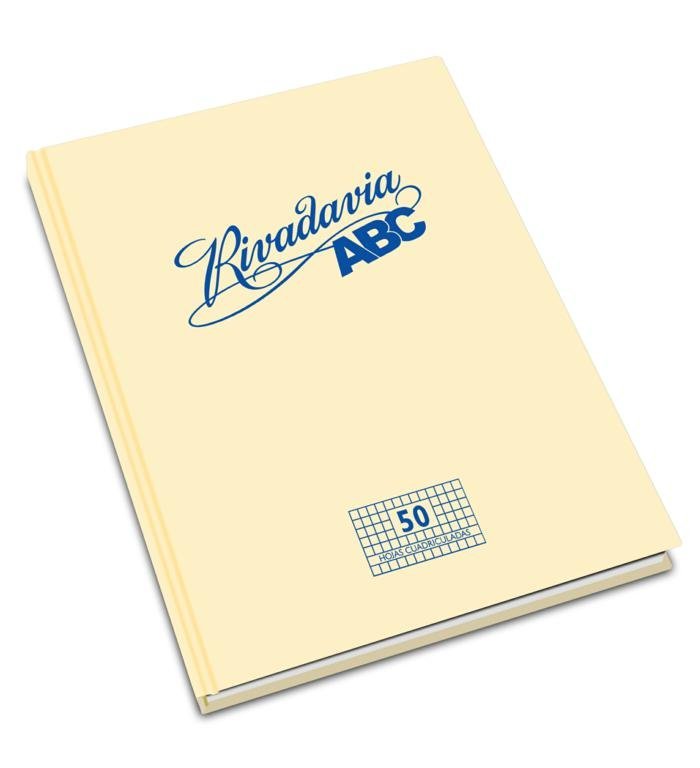 CUADERNO RIVADAVIA ABC 50 HOJAS 19X23.5 CUADRO