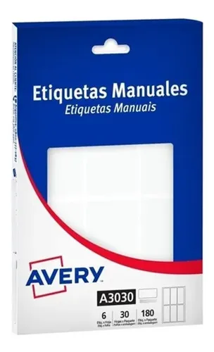 ETIQUETA BLANCA AUTOHADESIVA 3030 x CAJA