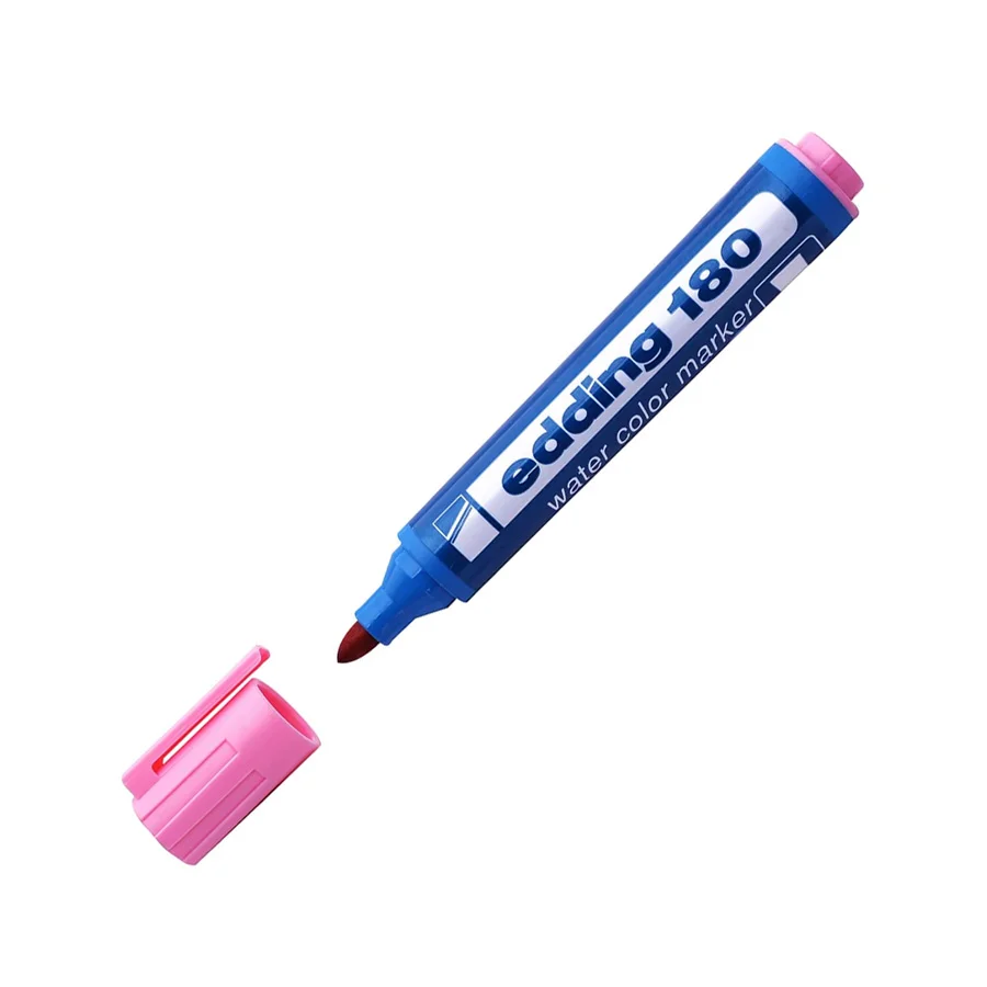 MARCADOR EDDING  180 AGUA ROSA