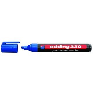 MARCADOR EDDING  330 PERMANTE AZUL P/BISELADA