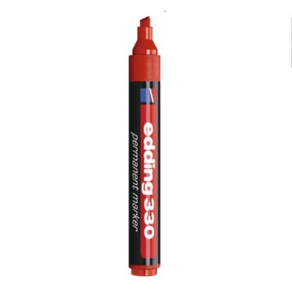MARCADOR EDDING  330 PERMANANTE ROJO P/BISELADA