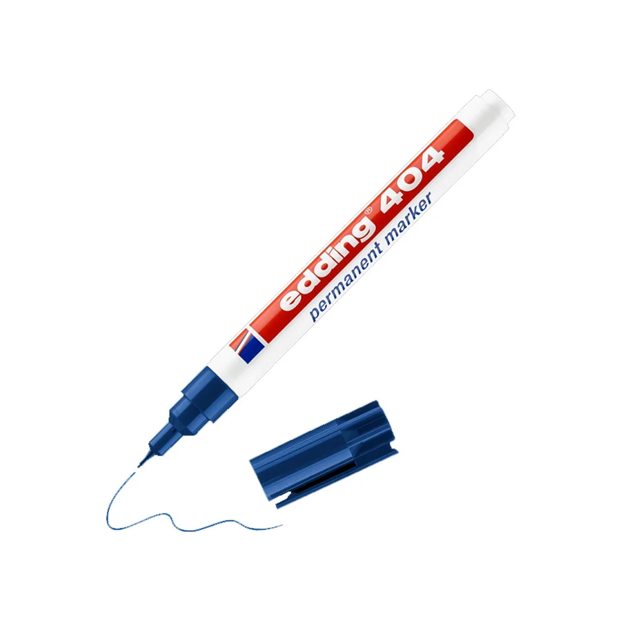 MARCADOR EDDING  404 PERMANENTE AZUL P/ULTRA FINA