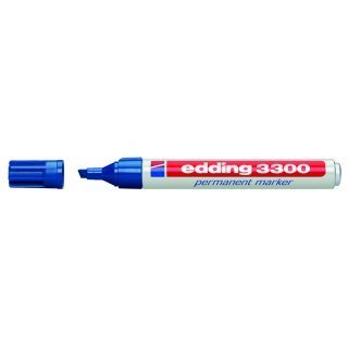 MARCADOR EDDING 3300 PERMANENTE AZUL P/BISELADA