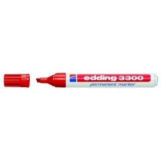 MARCADOR EDDING 3300 PERMANENTE ROJO P/BISELADA