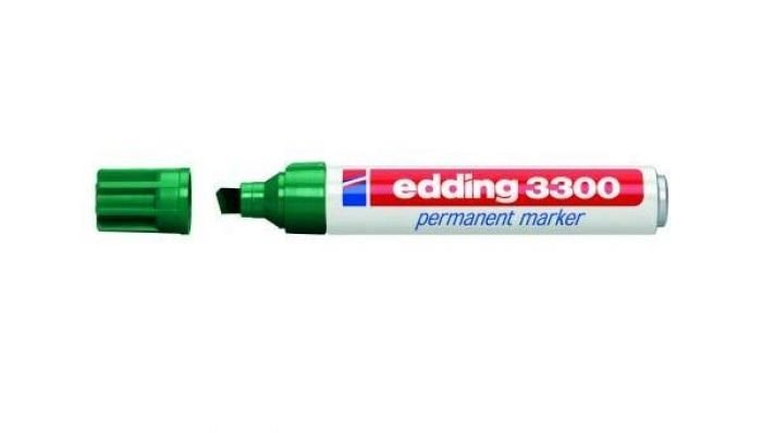 MARCADOR EDDING 3300 PERMANENTE VERDE P/BISELADA