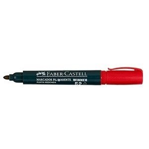 MARCADOR FABER CASTELL PREDPERM 52 ROJO