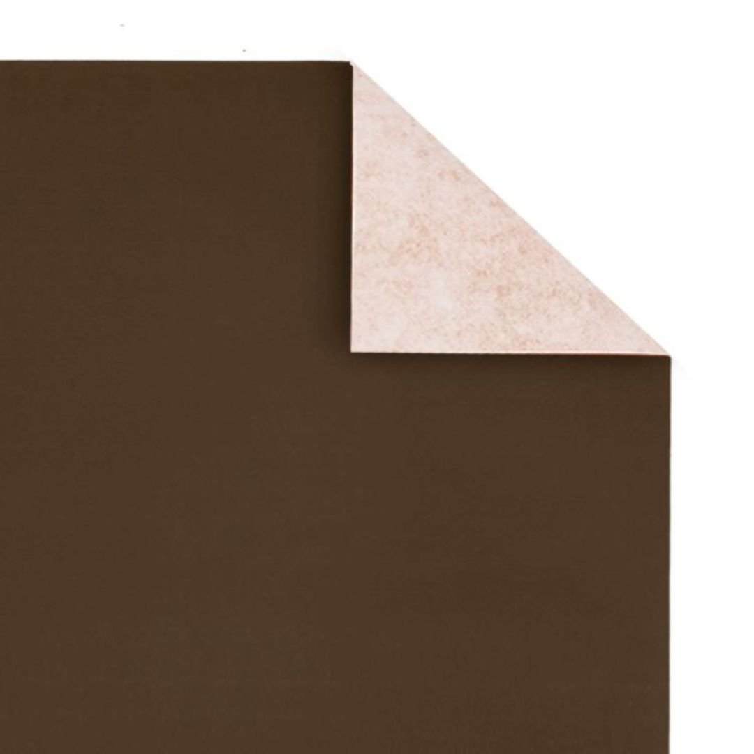 PAPEL AFICHE COLOR MARRON x 1