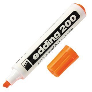 RESALTADOR EDDING 200 GORDO NARANJA x 1