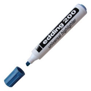 RESALTADOR EDDING 200 GORDO CELESTE x 1