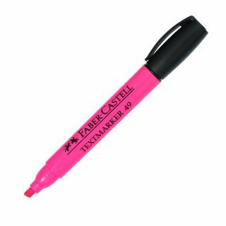 RESALTADOR FABER CASTELL T-49 ROSA x 1