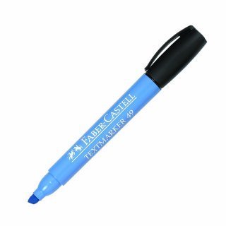RESALTADOR FABER CASTELL T-49 CELESTE x 1