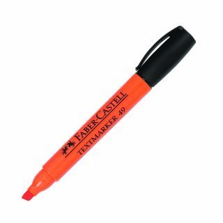 RESALTADOR FABER CASTELL T-49 NARANJA x 1