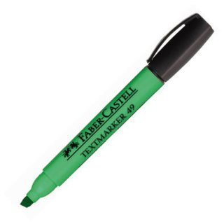 RESALTADOR FABER CASTELL T-49 VERDE x 1