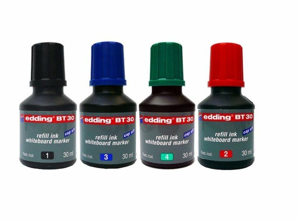 TINTA MARCADOR EDDING ROJO  30 ML  E-BT30