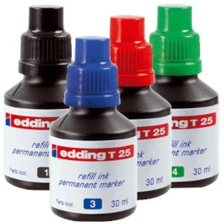 TINTA MARCADOR EDDING AZUL INDELEBLE T 25