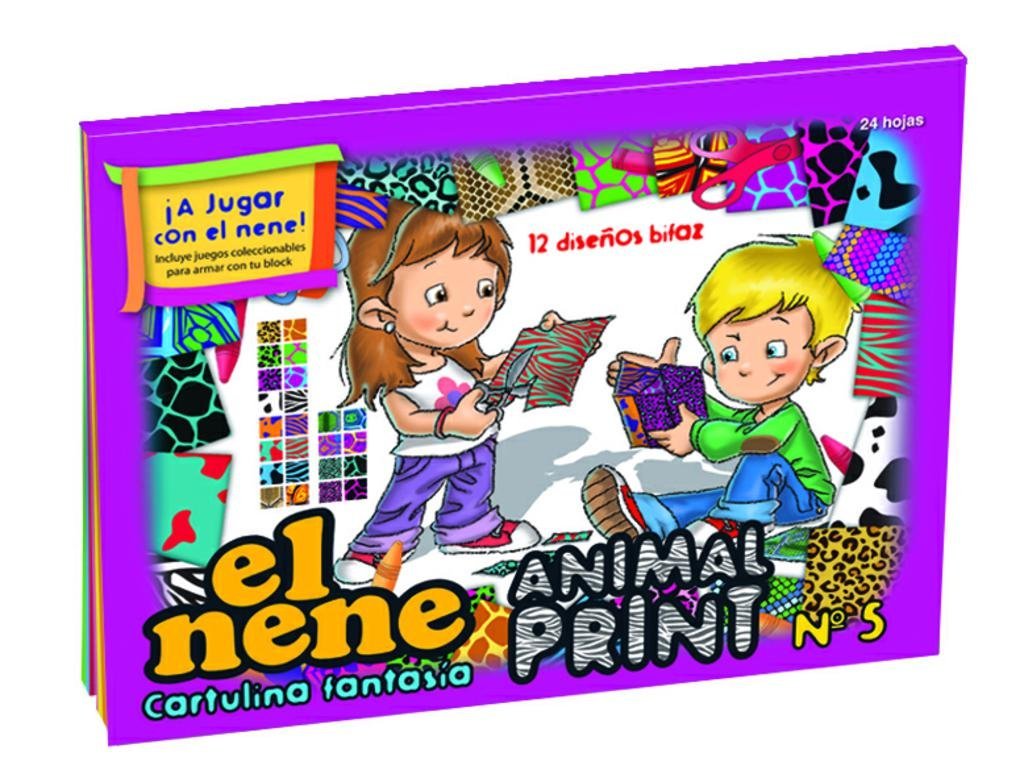 BLOCK EL NENE DIBUJO ANIMAL PRINT  Nº 5 24 HOJAS