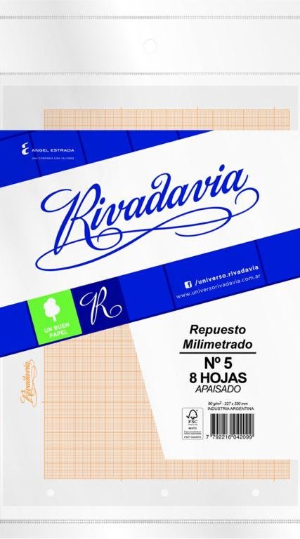 REPUESTO  RIVADAVIA Nº5 MILIMETRADO