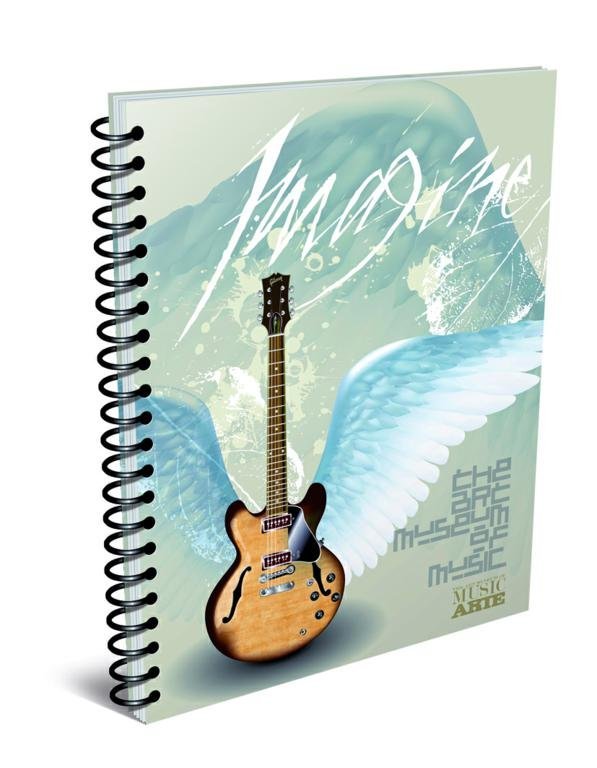 CUADERNO ARTE 29.7  80 HOJAS MUSIC CUADRO