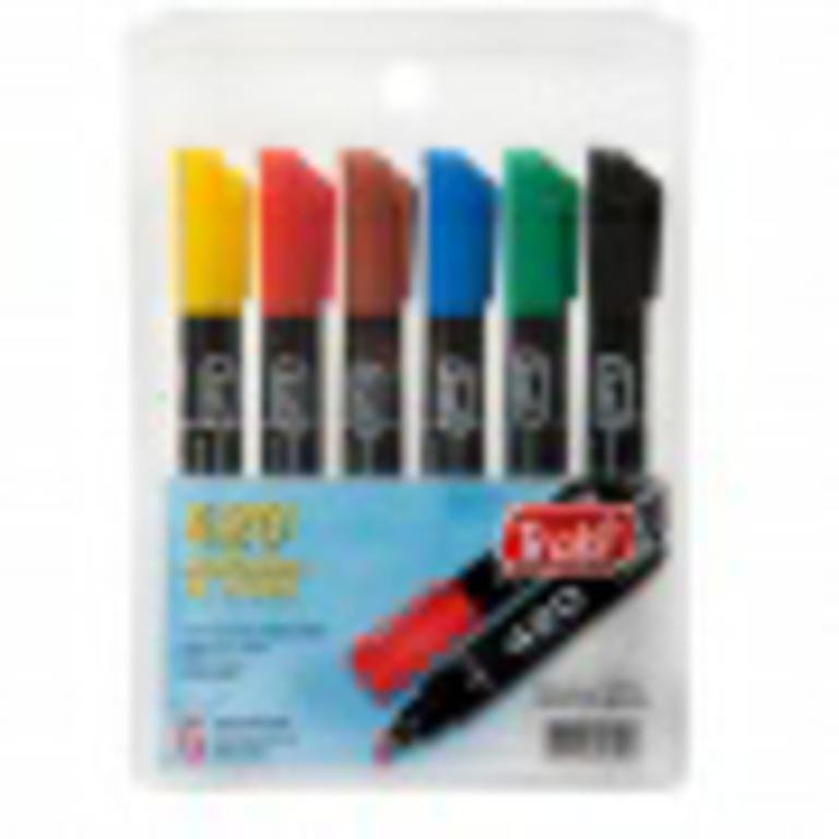 MARCADOR TRABI 420 AL AGUA x 6 COLORES