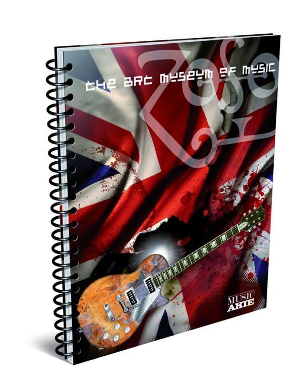 CUADERNO ARTE 16 X 21 80 HOJAS MUSIC