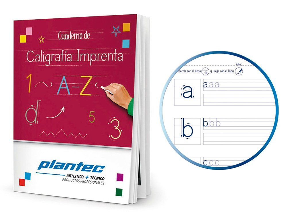 CUADERNO PLANTEC CALIGRAFIA Nº 3 IMPRENTA 19931