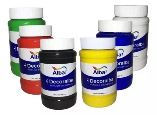 ACRILICO ALBA DECORALBA BLANCO x 450 ml