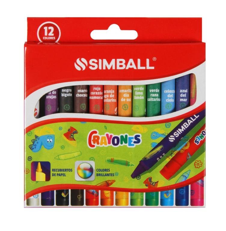CERA SIMBALL X 12 COLORES