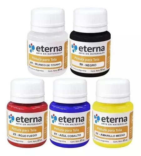 Pintura ETERNA Tela Blanco Perlado        37ml.