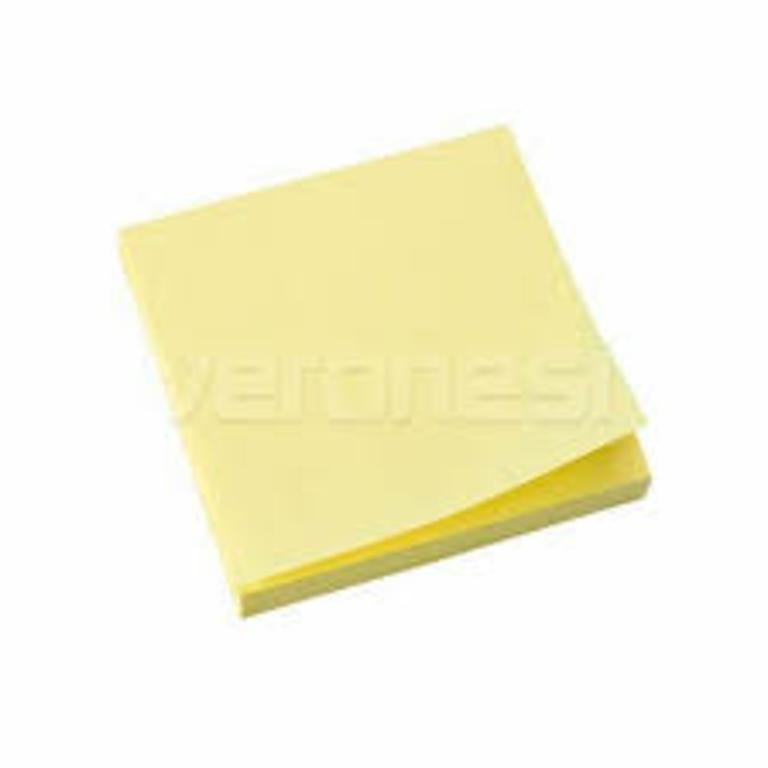 NOTAS ADHESIVAS AMARILLAS 76 x 76 x 100 HOJAS